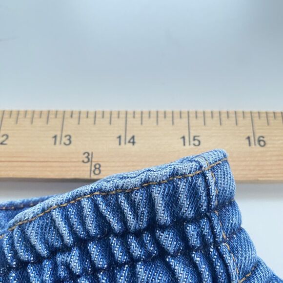 L.L. Bean Jeans Womens Size 16 Petite Original Fit Relaxed Elastic Waist NEW - Picture 3 of 9